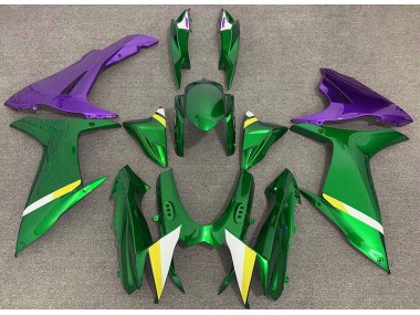 11-24 Vert Brillant & Violet GSXR 600-750 Carénage