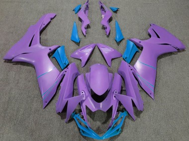 11-24 Violet Mat & Bleu GSXR 600-750 Carénage