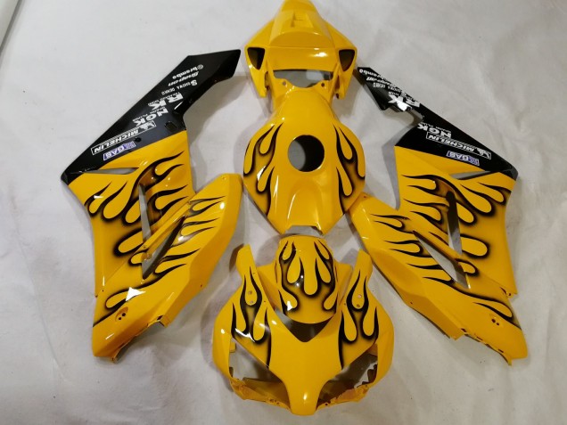 12-16 Jaune Personnalisé Flamme CBR1000RR Carénage 12-16 Jaune Personnalisé Flamme CBR1000RR Carénage