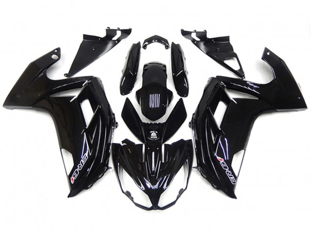 12-16 Noir Brillant Ninja 650R Carénage