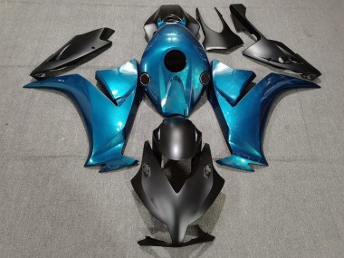 12-16 Noir Mat & Bleu Spécial CBR1000RR Carénage