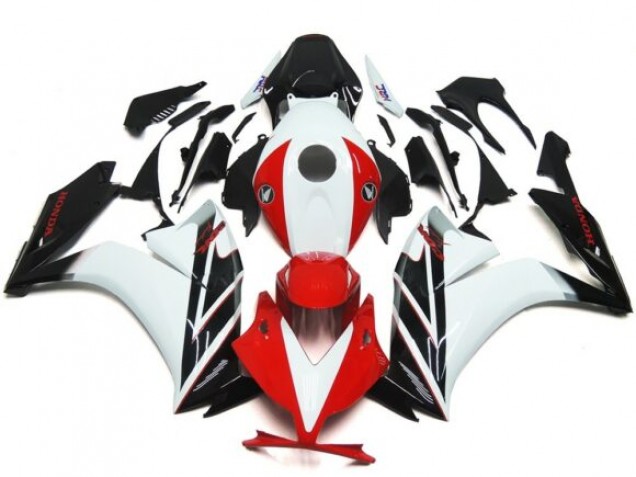12-16 Noir & Rouge / Blanc Brillant CBR1000RR Carénage