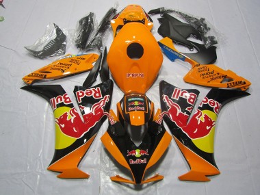 12-16 Orange Rouge Taureau CBR1000RR Carénage