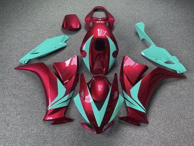 12-16 Rouge Brillant & Bleu Sarcelle CBR1000RR Carénage