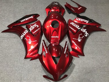 12-16 Rouge Foncé Personnalisé CBR1000RR Carénage