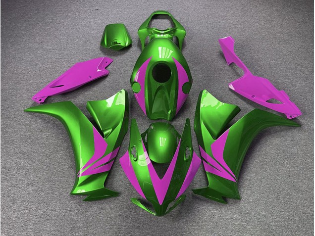 12-16 Vert Brillant & Rose CBR1000RR Carénage 12-16 Vert Brillant & Rose CBR1000RR Carénage