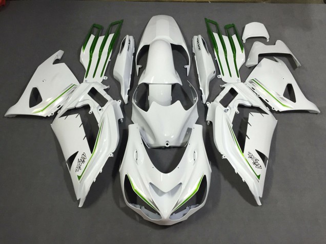 12-21 Blanc Perle Personnalisé ZX14R Carénage 12-21 Blanc Perle Personnalisé ZX14R Carénage