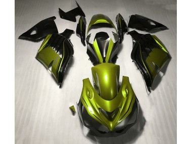 12-21 Jaune Brillant & Noir ZX14R Carénage