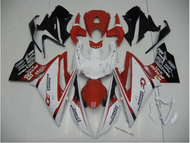 13-16 Fondu Rouge Noir Daytona 675 Carénage 13-16 Fondu Rouge Noir Daytona 675 Carénage