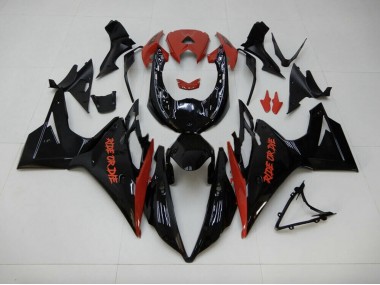 13-16 Style Noir Brillant Daytona 675 Carénage