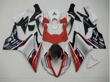 13-16 Style Rouge Blanc & Noir Daytona 675 Carénage