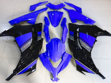 13-18 Bleu Nuit & Noir Ninja 300 Carénage