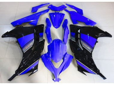 13-18 Bleu Nuit & Noir Ninja 300 Carénage