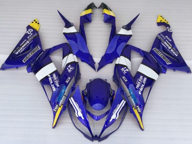 13-18 Modèle Bleu ZX6R Carénage