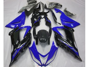 13-18 Noir & Bleu ZX6R Carénage