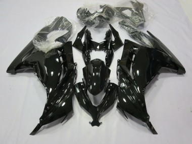 13-18 Noir Brillant Ninja 300 Carénage