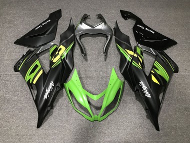 13-18 Noir Mat & Course ZX6R Carénage