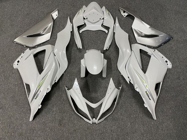 13-18 Perle Blanche ZX6R Carénage 13-18 Perle Blanche ZX6R Carénage