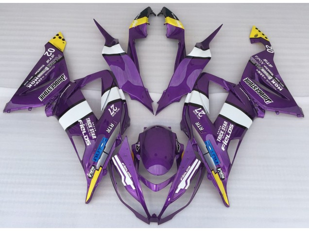 13-18 Style De Logo Violet ZX6R Carénage 13-18 Style De Logo Violet ZX6R Carénage