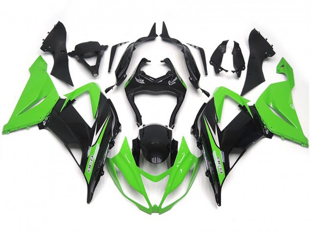 13-18 Style Vibrant Vert & Noir OEM ZX6R Carénage
