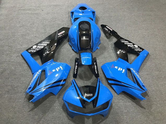 13-23 Bleu Brillant & Logos CBR600RR Carénage
