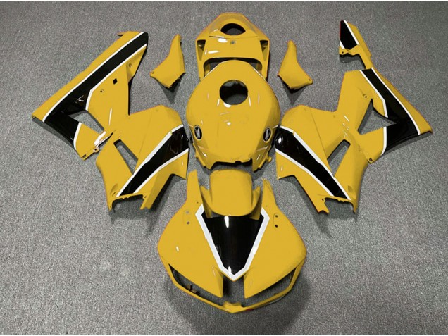 13-23 Jaune Brillant & Noir CBR600RR Carénage 13-23 Jaune Brillant & Noir CBR600RR Carénage