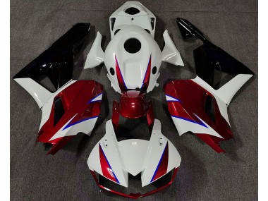 13-23 Rouge Brillant Blanc & Bleu CBR600RR Carénage
