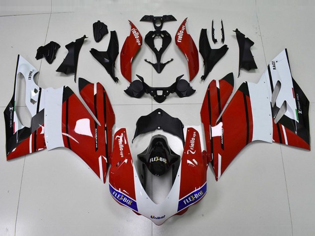 15-17 Rouge & Blanc Ducati 959 1299 Carénage