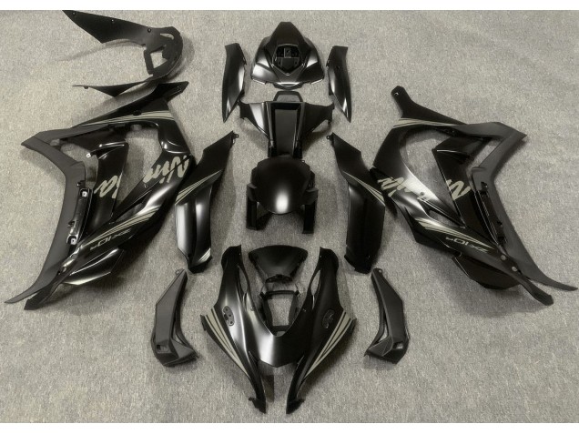 16-19 Noir Satiné & Gris ZX10R Carénage
