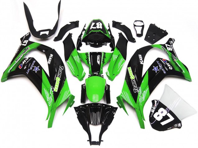 16-19 Vert & Noir ZX10R Carénage