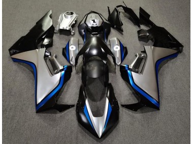 17-23 Argent & Noir & Bleu CBR1000RR Carénage