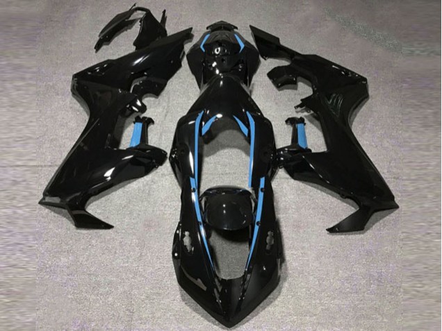 17-23 Doublure Noir Brillant & Bleu Clair CBR1000RR Carénage