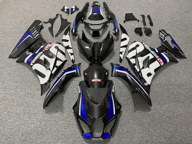 17-23 Fiber De Carbone Style & Bleu GSXR 1000 Carénage