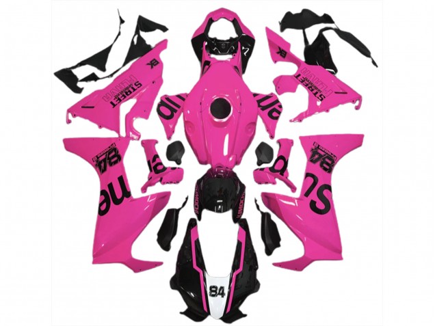 17-23 Flava De Rue Rose CBR1000RR Carénage 17-23 Flava De Rue Rose CBR1000RR Carénage