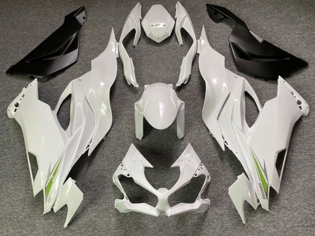 19-23 Perle Blanche ZX6R Carénage 19-23 Perle Blanche ZX6R Carénage