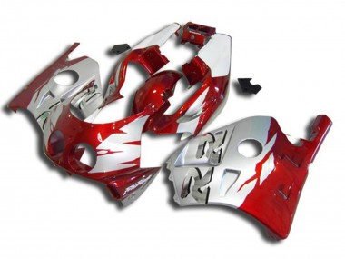 90-98 Argent Rouge & Blanc CBR250RR Carénage