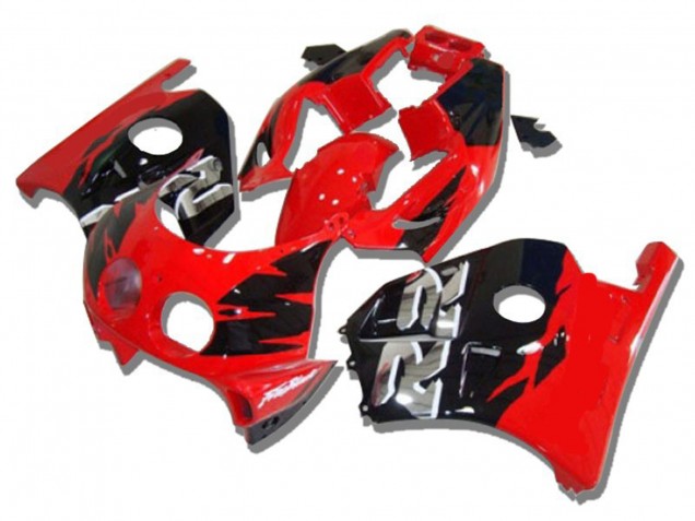 90-98 Rouge Noir Argent Rr CBR250RR Carénage 90-98 Rouge Noir Argent Rr CBR250RR Carénage