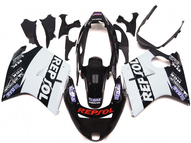 96-07 Blanc Repsol Brillant CBR1100XX Carénage 96-07 Blanc Repsol Brillant CBR1100XX Carénage