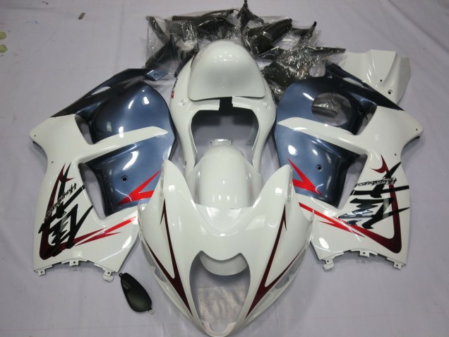 97-07 Blanc & Bleu Poussiéreux GSXR 1300 Carénage