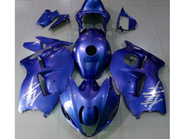 97-07 Logo Bleu Brillant & Argent GSXR 1300 Carénage