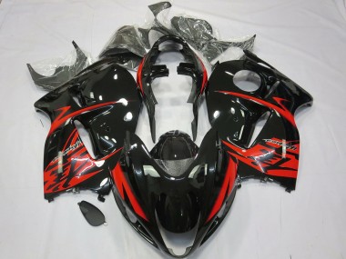 97-07 Rouge & Noir GSXR 1300 Carénage