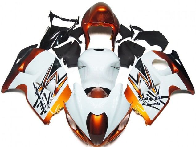 97-07 Style Bronze & Blanc GSXR 1300 Carénage
