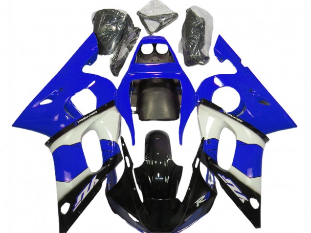 98-02 Bleu Blanc & Noir R6 Carénage 98-02 Bleu Blanc & Noir R6 Carénage