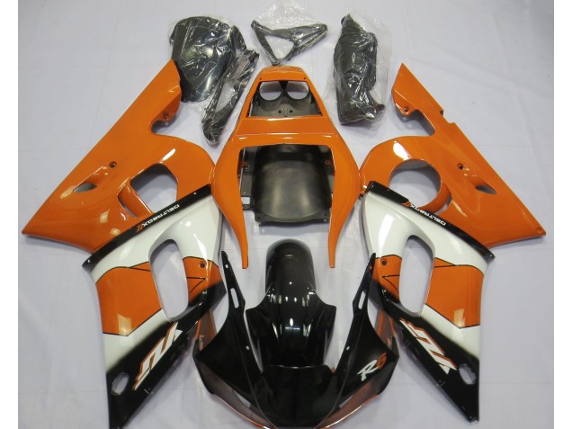 98-02 Orange Blanc & Noir R6 Carénage