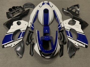98-07 Bleu Foncé & Blanc YZF600 Carénage