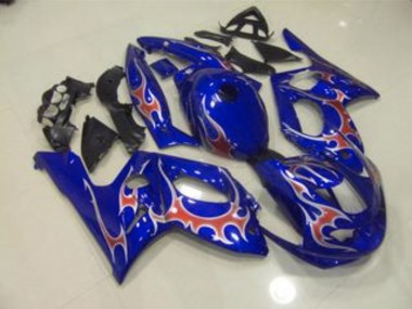 98-07 Bleu Rouge & Argent Brillant YZF600 Carénage