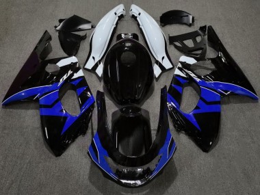 98-07 Noir Brillant Bleu & Blanc YZF600 Carénage